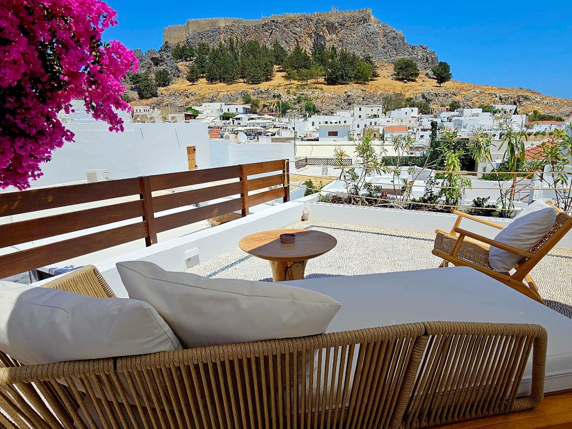 Villa Aphrodite Lindos Suites Exterior foto